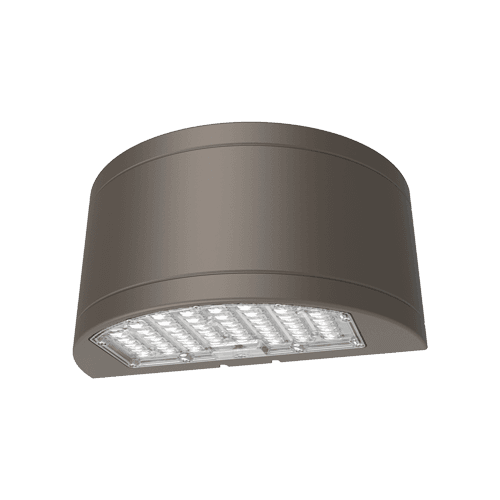 Round Wall Pack with CCT and Wattage Selector