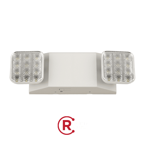 Square Emergency Light w/ Remote