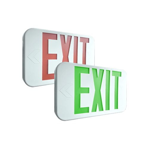 Bi-color Exit Sign