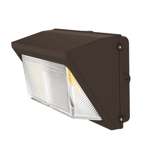 Half Cut-Off Wall Pack with CCT and Wattage Selector