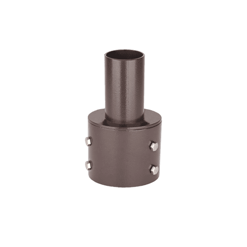 Single vertical round pole tenon bracket