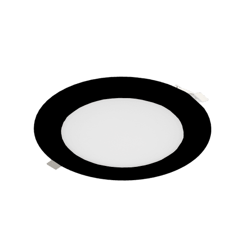 6" Round Slim Downlight (Black Finish)