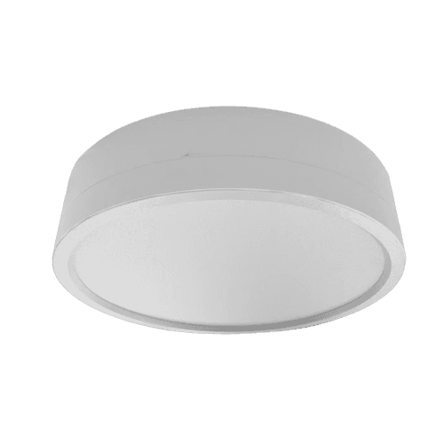 7" Round Surface Mount Downlight with EM Battery